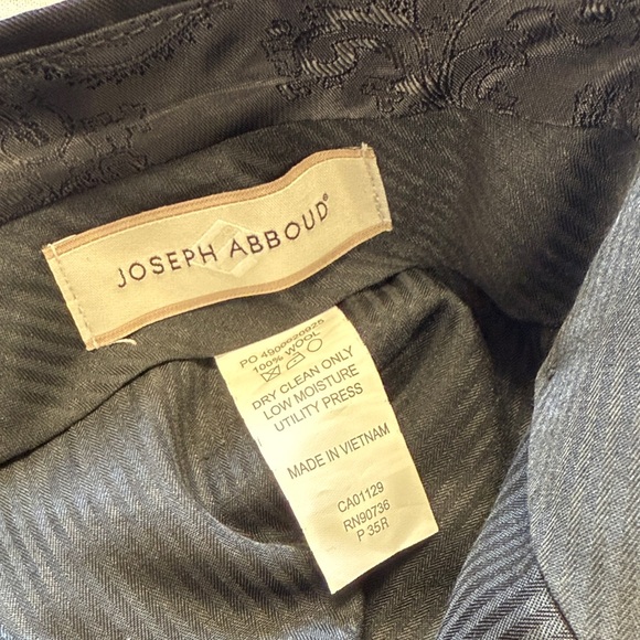 Joseph Abboud Elegant Black Dress Pants 35 x 27 - Picture 5 of 8